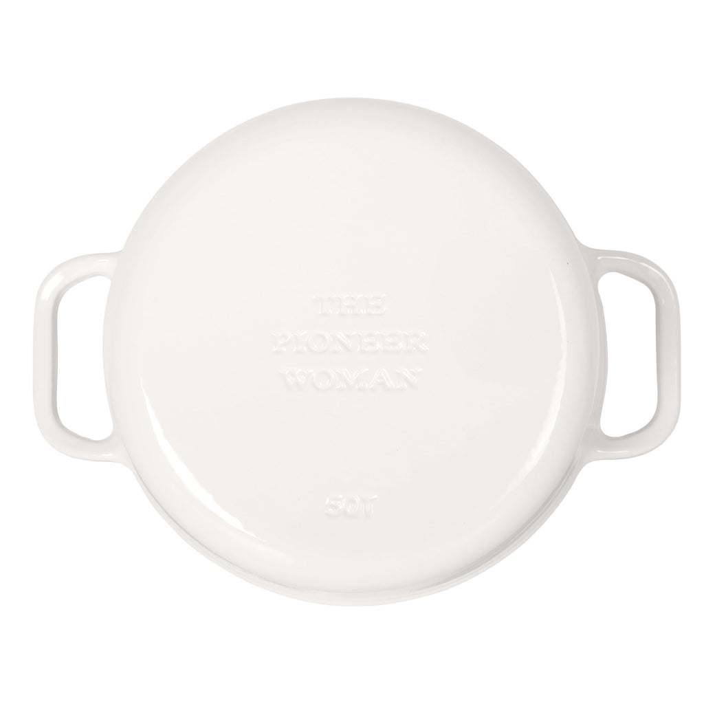 5-Quart Enameled Cast Iron Dutch Oven with Lid, Linen