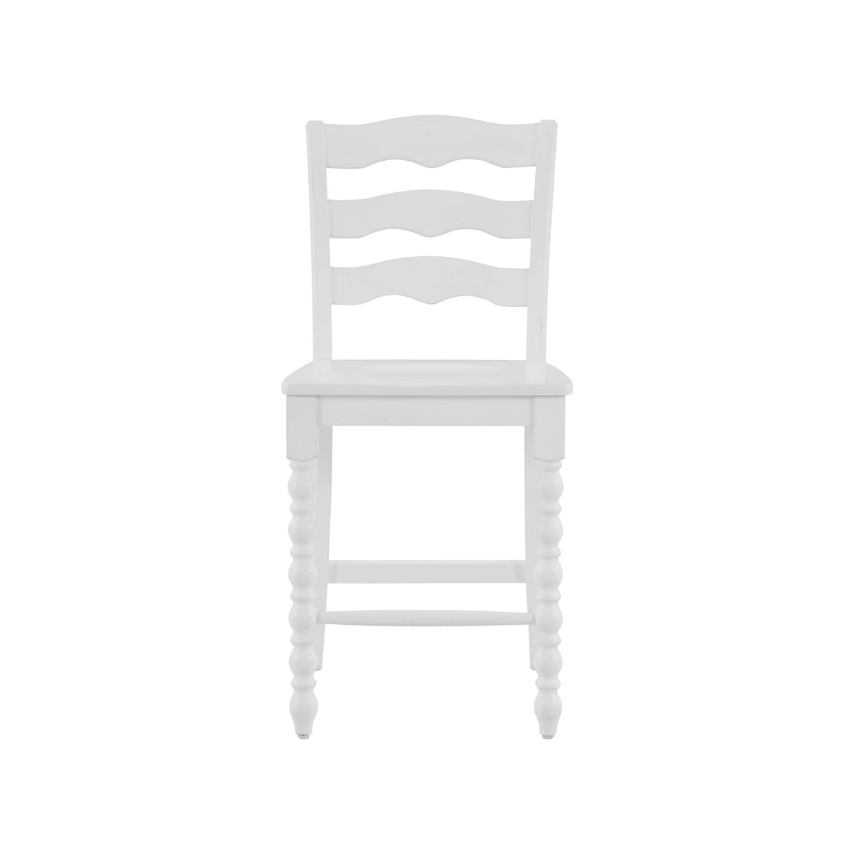 Harper Counter-height Wood Stools, 2 Pack, White