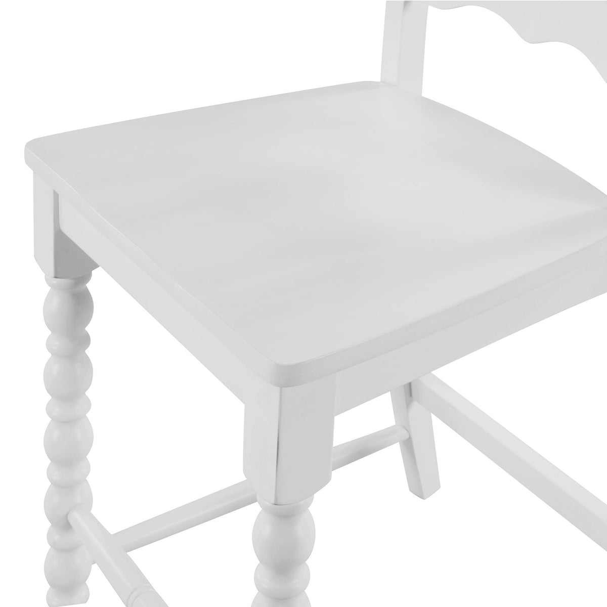 Harper Counter-height Wood Stools, 2 Pack, White