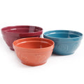 Cornucopia Ceramic Mixing Bowl Set, 3 Piece