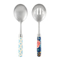 3-Pack The Pioneer Woman Keepsake Floral Textured Stainless Steel Serving Spoon Set With Floral Pattern