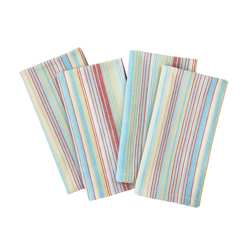 Charming Check Placemat, Table Runner, Napkin, and Napkin Ring Set, 13 Piece, Teal
