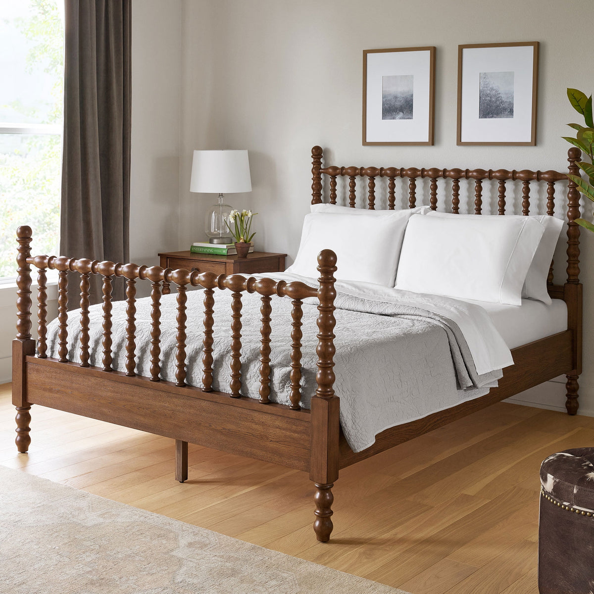 Harper Spindle Bed, Full, Homestead Brown
