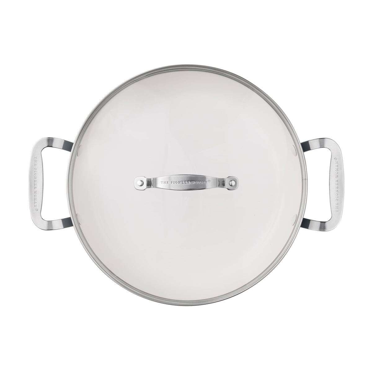 Harlow 12" Ceramic Nonstick Everyday Pan with Lid, Denim Blue