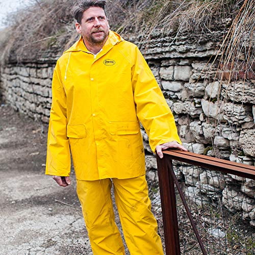 Pioneer 3-Piece Repel Rainwear - Color: Hi-Viz Yellow/Green - Size: 2XL
