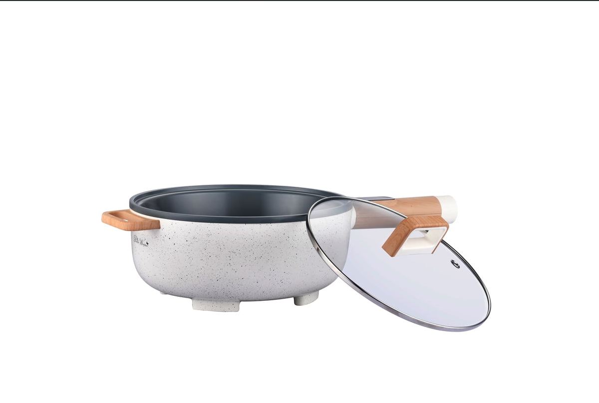 3.5L Electric Skillet, Linen Speckle