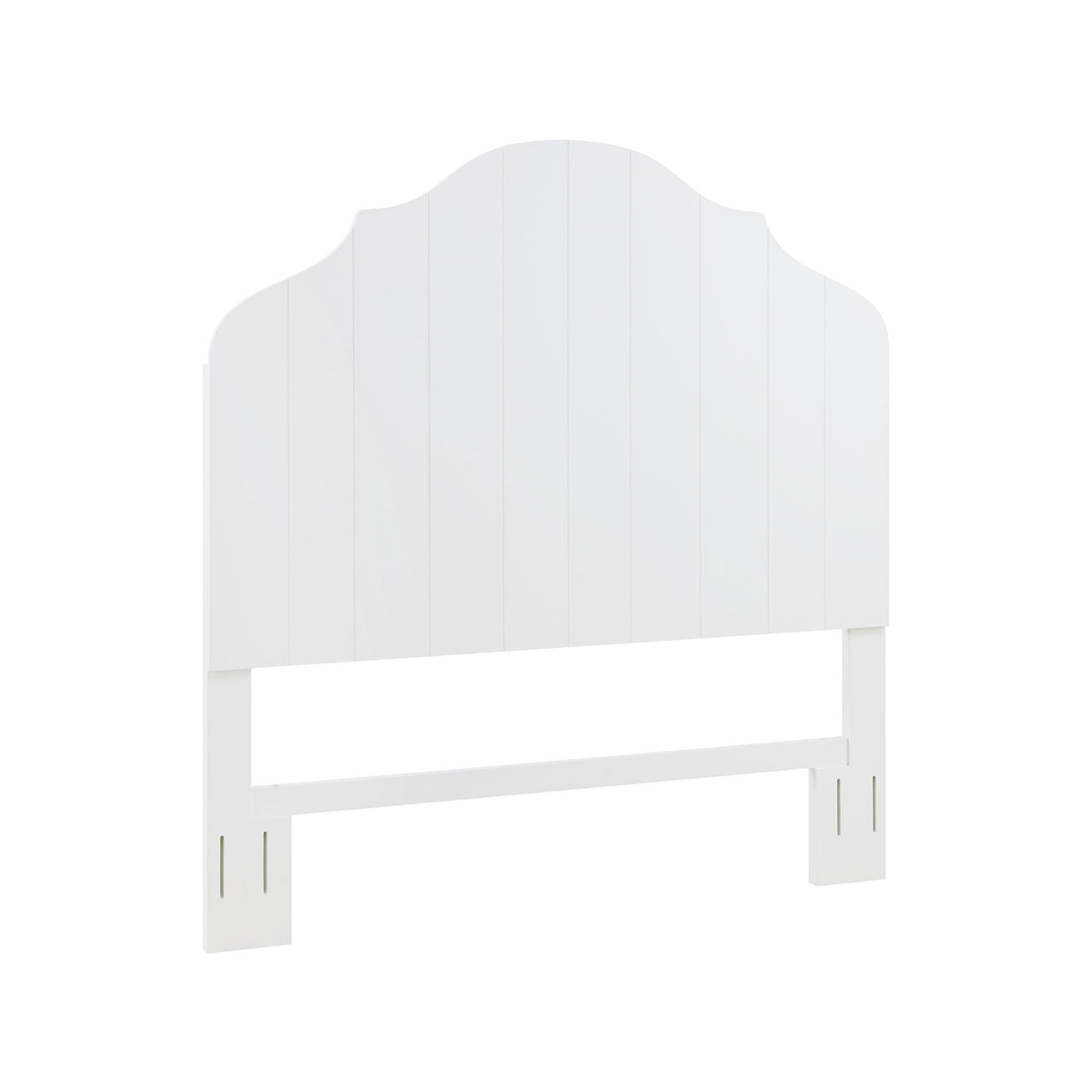 Queen Headboard Solid Wood, White