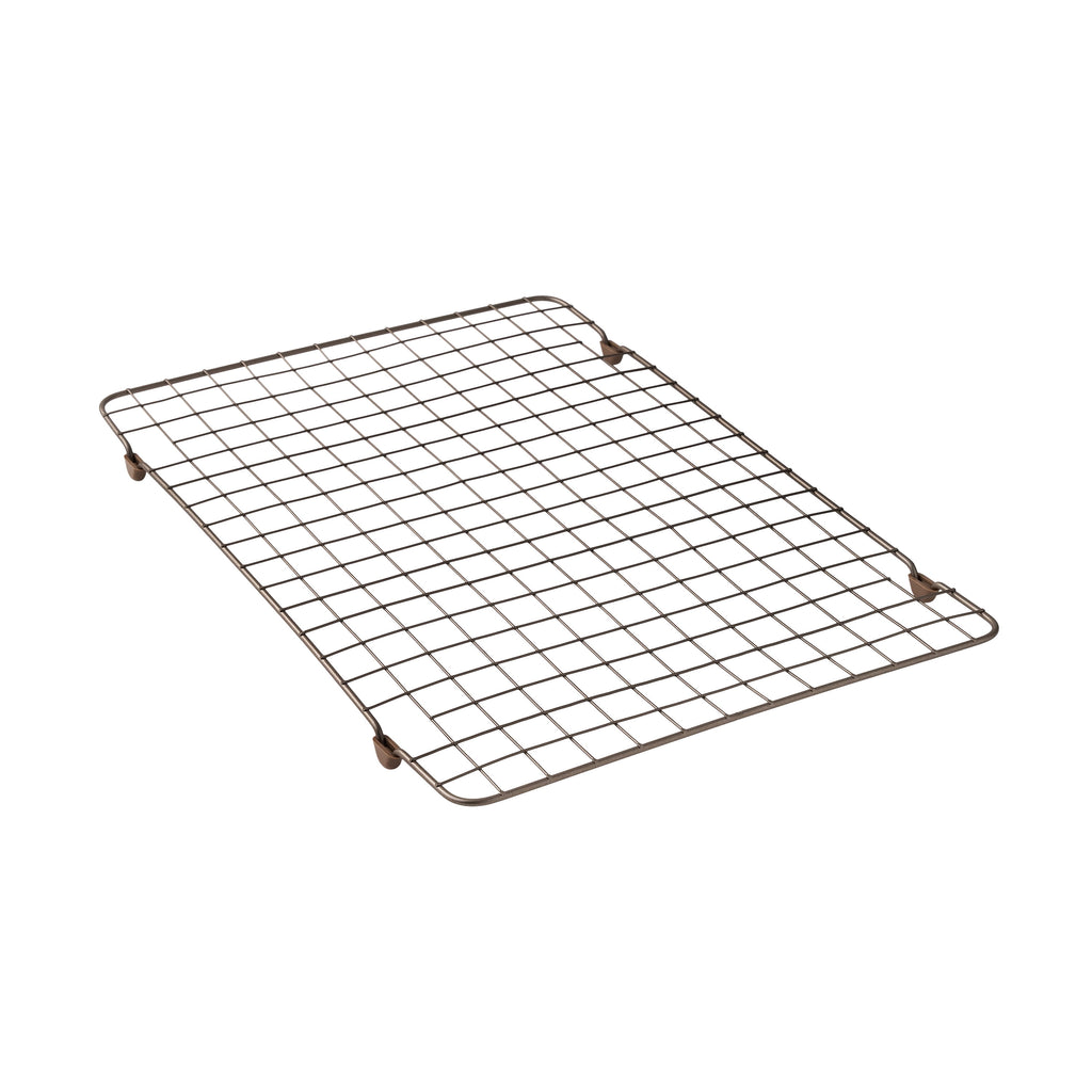 Aluminum Sheet Pan Set with Wire Rack & Silicone Baking Mat, 3-Piece, 13"x18"