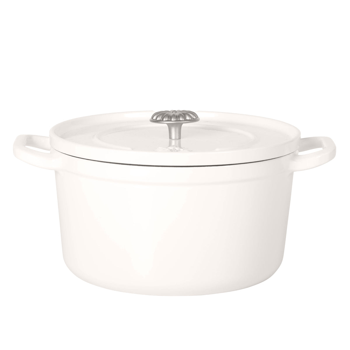 5-Quart Enameled Cast Iron Dutch Oven with Lid, Linen