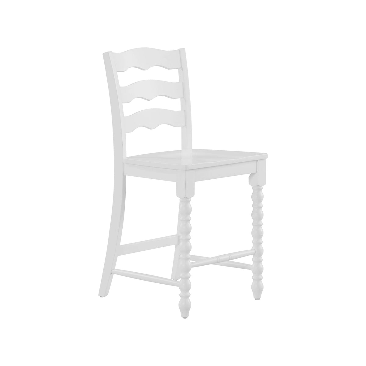 Harper Counter-height Wood Stools, 2 Pack, White