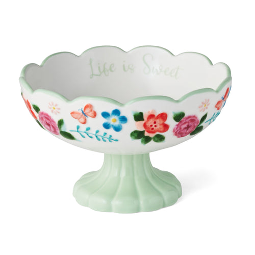 4-Pack The Pioneer Woman Painted Meadows 64 Inch Stoneware Candy Dish Rustic Ceramic Kitchenware