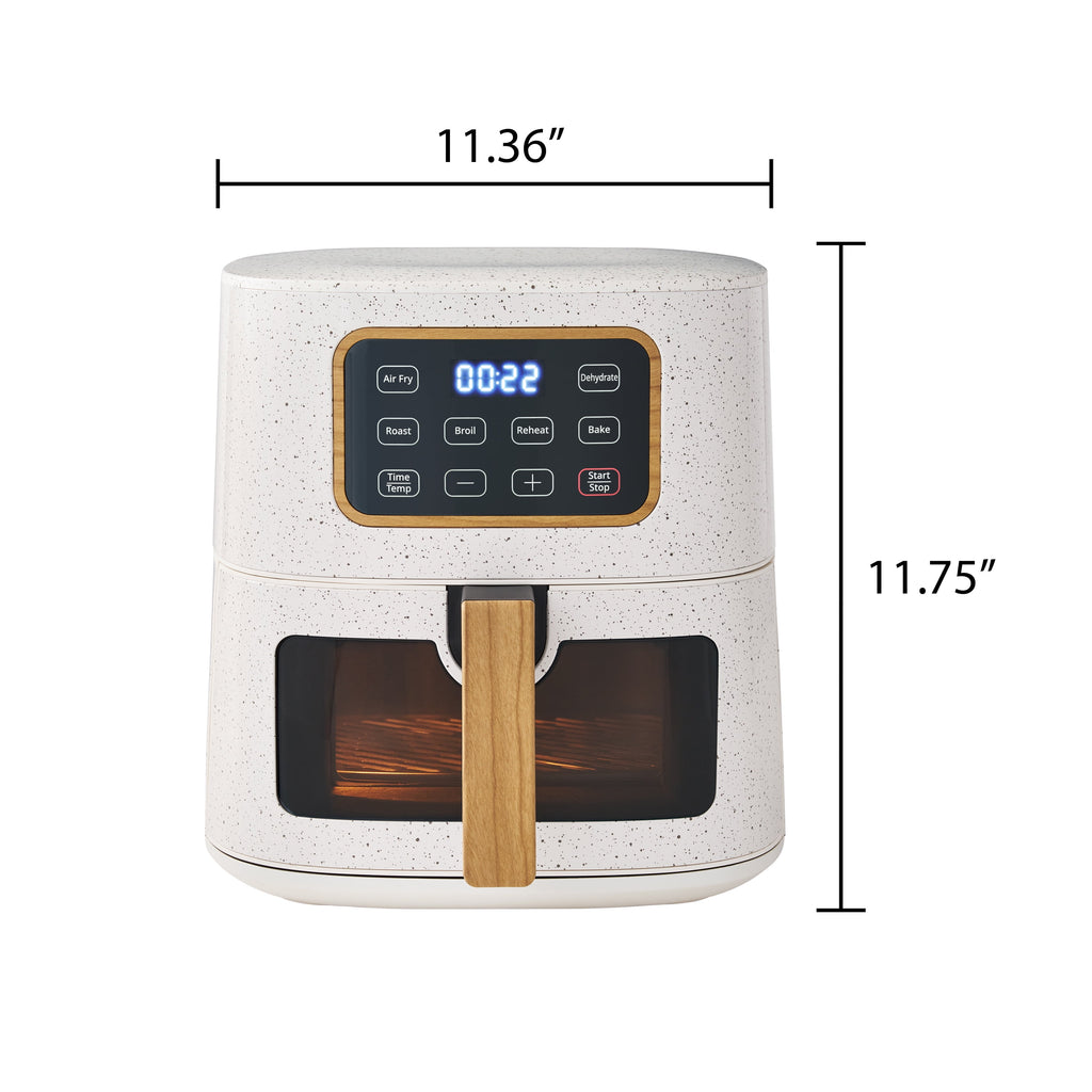 5.8 Qt Air Fryer, Linen Speckle