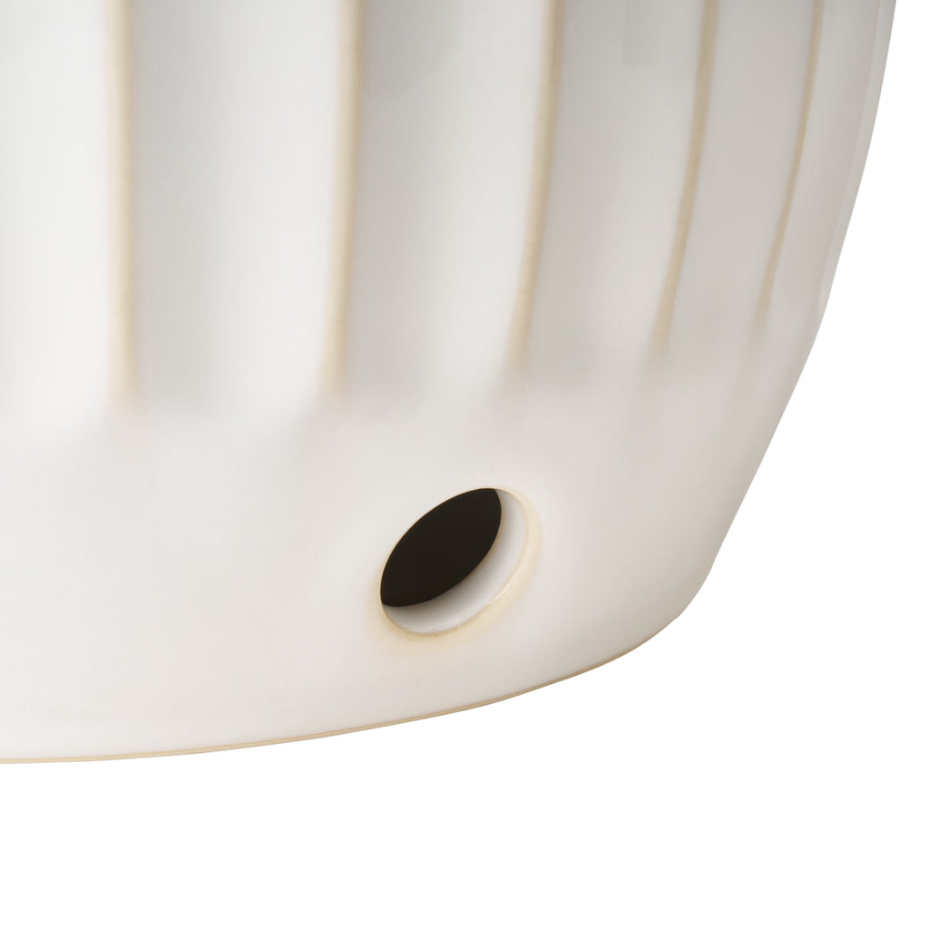 Colette Stoneware Potato Keeper, White