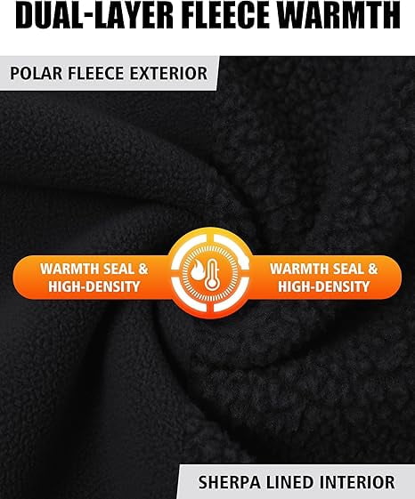 Women's Long Fleece Jacket Thermal Sherpa Lined Full-Zip Hoodies with Pockets Casual