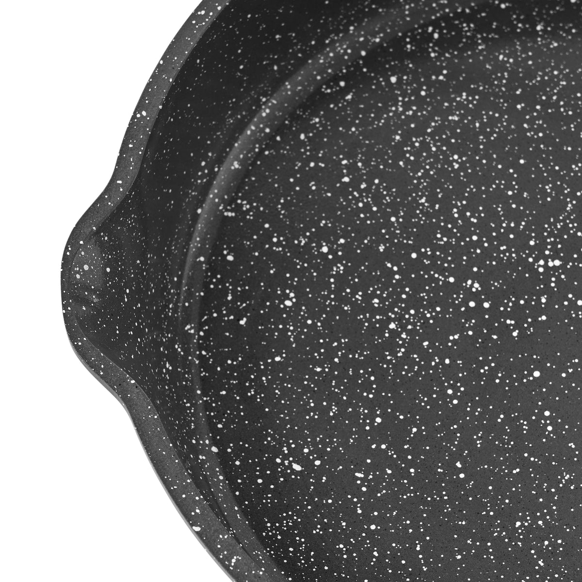 Prairie Signature Cast Aluminum 12" Fry Pan, Charcoal Speckle