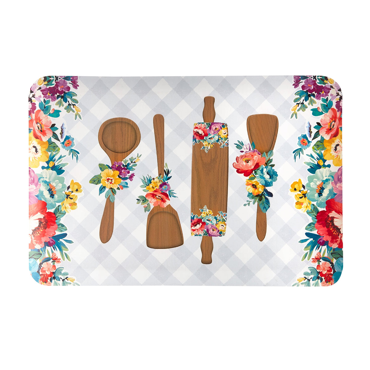 3-Pack The Pioneer Woman Sweet Romance Kitchen Comfort Rug Multicolor 20W X 30L Farmhouse