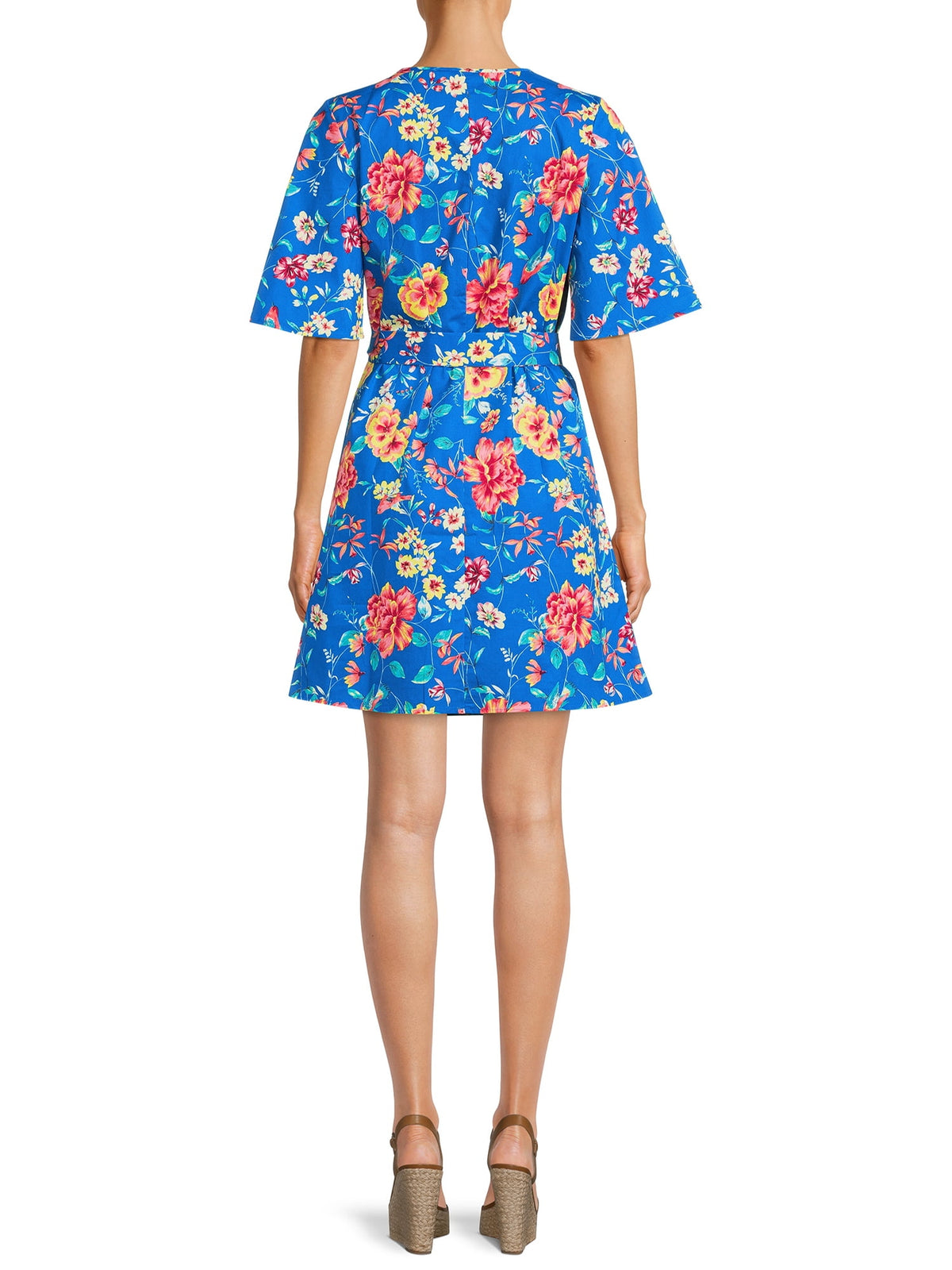 Scoop Neck Bell Sleeve Dress, Women’s